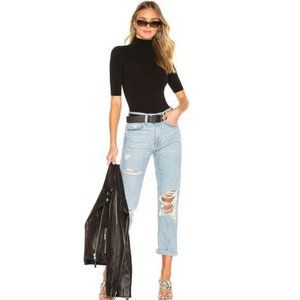 Commando Ballet Short Sleeve Bodysuit Turtleneck